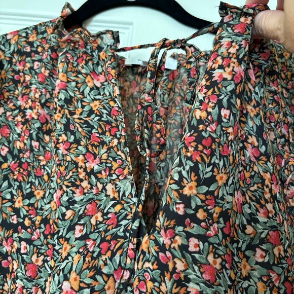 BB Dakota Steve Madden Ditsy Dress Floral Size Large NWT - Picture 8 of 16